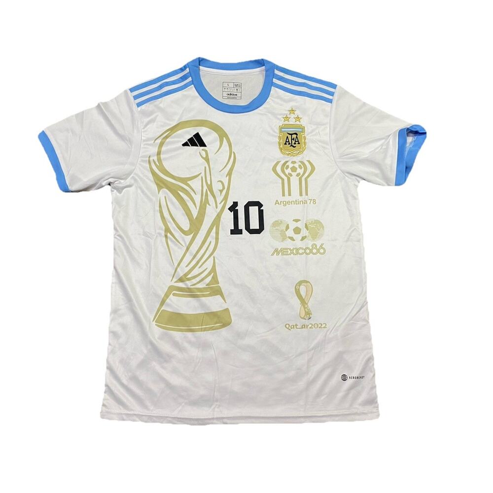 Argentina Soccer | Men’s Large “World Cup Winning Edition” Jersey